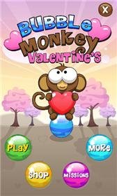 download Bubble Monkey Valentines Day apk
